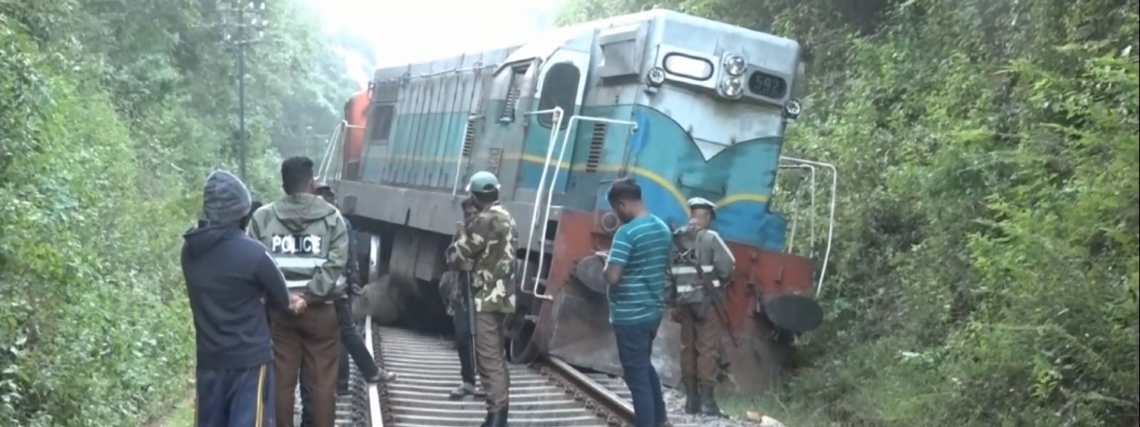 Elephant Collision, Derailment Disrupts Train